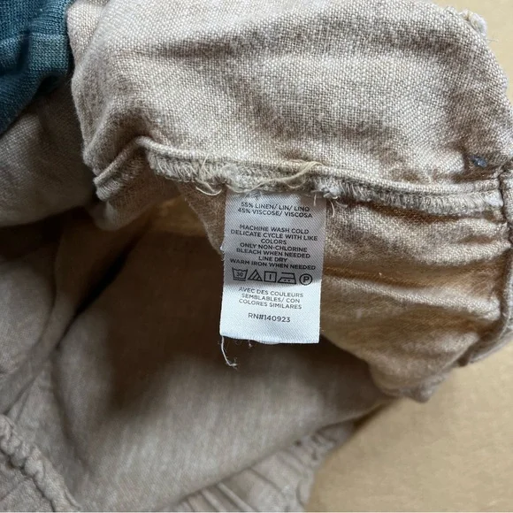Two Pack Loft Linen Blend Shorts - Picture 11 of 12